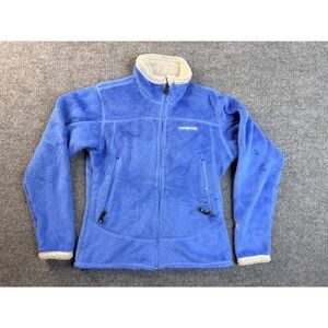 Patagonia R3 Hi-Loft Fleece Jacket Womens XS Blue Full Zip Regulator USA Made
